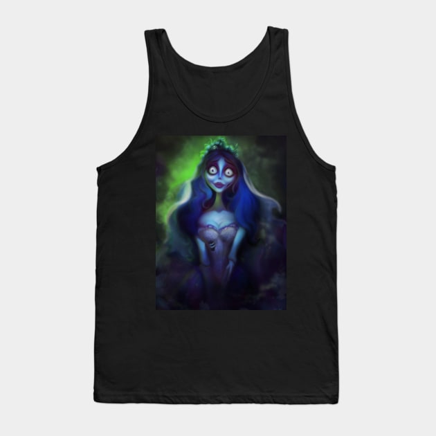 Emily Corpse Bride Tank Top by Niniel_Illustrator